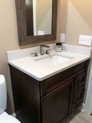 franklin Tennessee bathroom remodel vanity