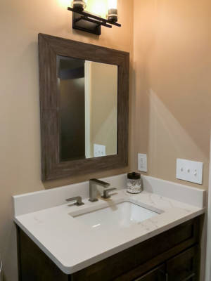 Franklin Tennessee Bathroom Remodel Cabinets Tile Mirrors Shower