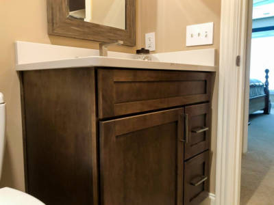 Franklin Tennessee Bathroom Remodel Cabinets Tile Mirrors Shower