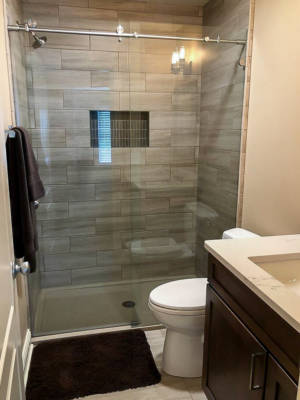 Franklin Tennessee Bathroom Remodel Cabinets Tile Mirrors Shower