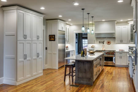 Franklin Tennessee Farmhouse Kitchen Remodel White Cabinets