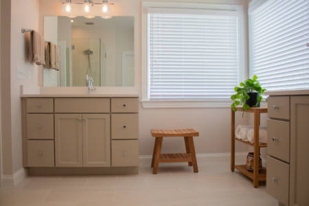 Franklin Tennessee Bathroom Remodel shower vanity floors