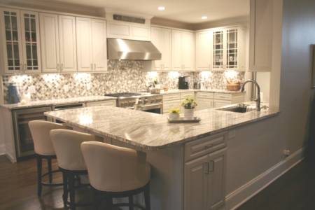 Franklin Tennessee Kitchen Remodel Cabinets Countertops Tile