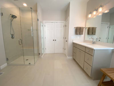 Franklin Tennessee Bathroom Remodel shower vanity floors