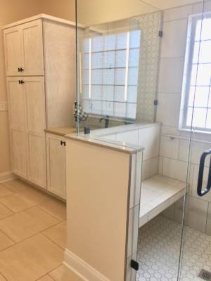 Franklin Tennessee Bathroom Remodel Vanity Floors Tub Shower