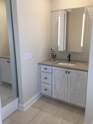 franklin TN bathroom remodel vanity mirror sink