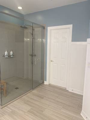 Franklin Tennessee Bathroom Remodel Vanity Floors Tub Shower