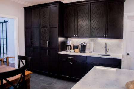 Franklin Tennessee Kitchen Remodel Black and White