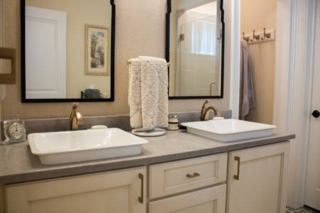 Franklin Tennessee Bathroom Remodel Cabinets Mirrors Lights