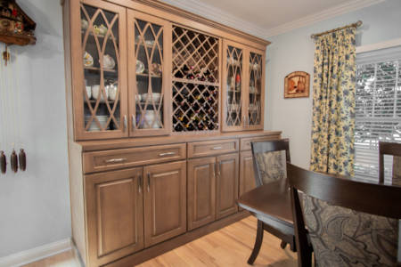 Franklin Tennessee Kitchen Remodel Bar Wine Cabinets