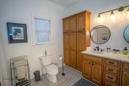 Franklin Tennessee Bathroom Remodel Cabinets Tile Toilet Mirrors