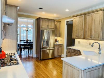 Franklin Tennessee Kitchen Remodel Cabinets Tile Floors