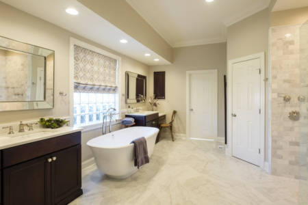 Franklin Tennessee Bathroom Remodel Vanity Shower Tub Lights