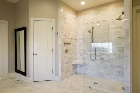 Franklin Tennessee Bathroom Remodel Vanity Shower Tub Lights