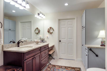 Franklin Tennessee Bathroom Remodel Vanity Shower Tub Lights