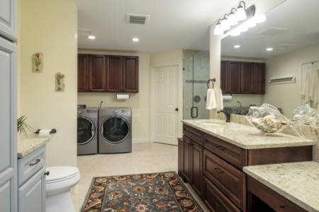 franklin TN bathroom remodel vanity mirror sink