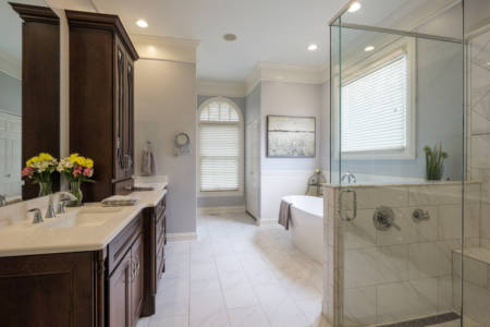 Franklin Tennessee Bathroom Remodel Vanity Tub Shower Floors